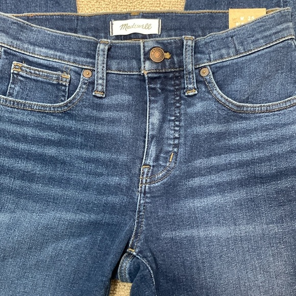 Madewell 9" Mid-Rise Skinny Jeans Medium Wash- 25- NWT - Picture 7 of 15